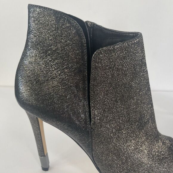 GUESS Gwadara Metallic Boots Booties Womens Size 9M Silver Tip Stiletto Heels - Picture 5 of 8